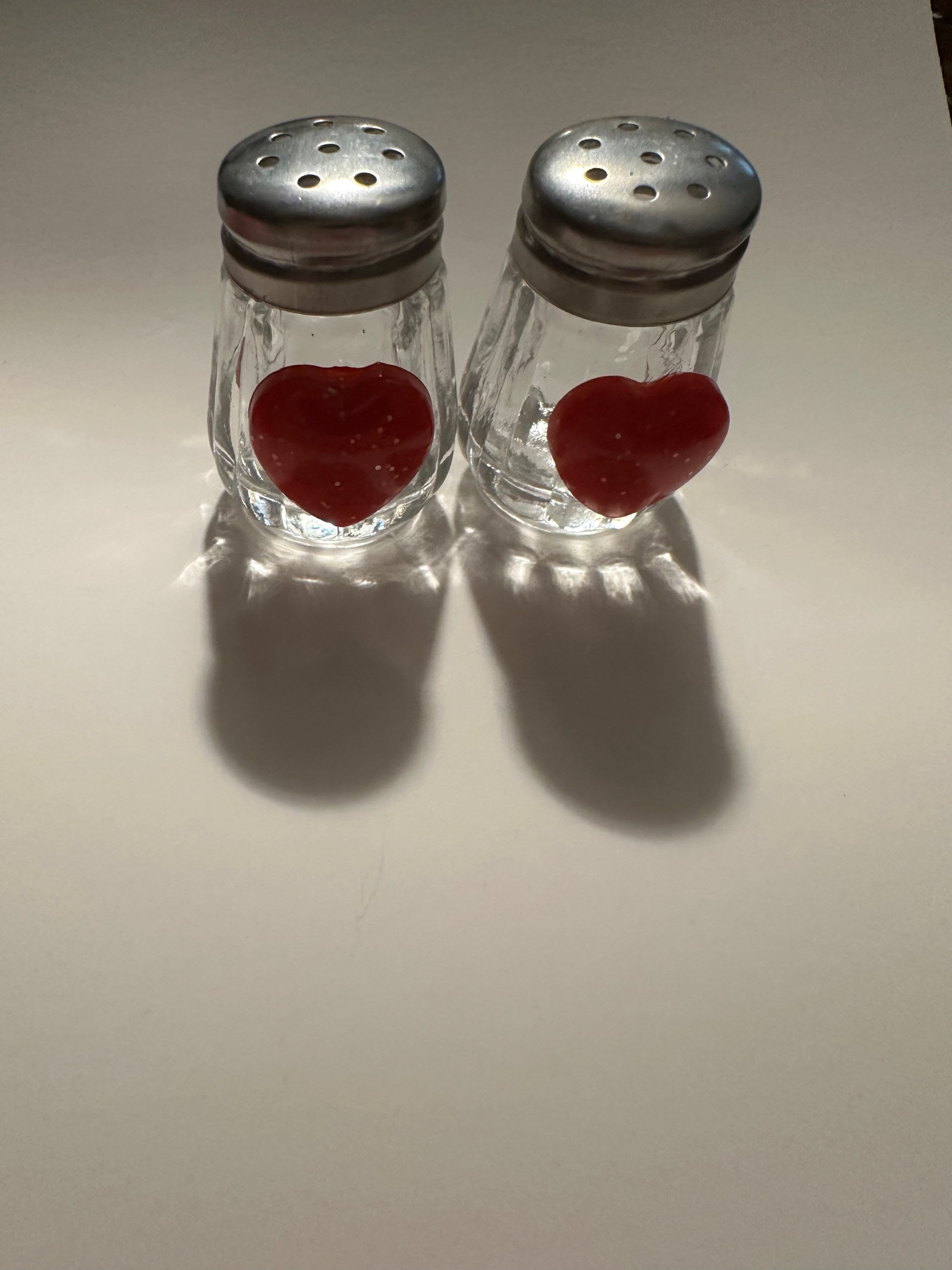 Heart Salt and Pepper Shakers 