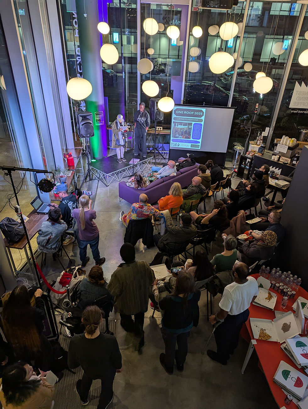 From the celebration event of the closing of One Roof Festival 2025