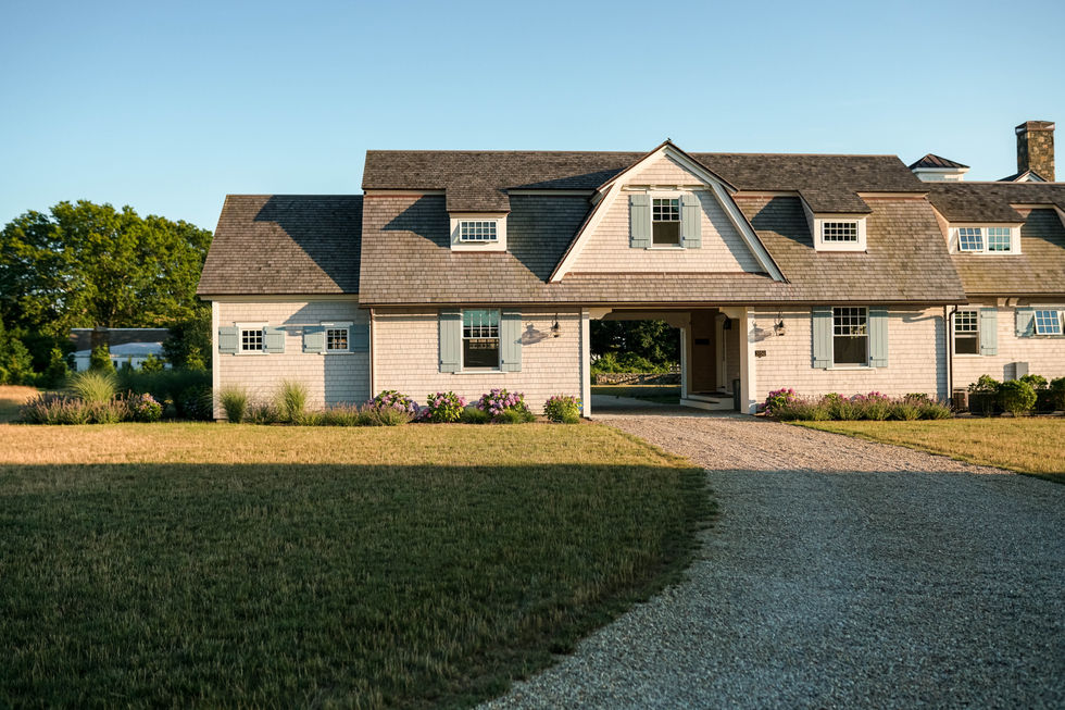 Coastal Homestead — House and gravel drive
