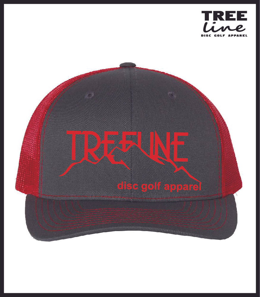 Richardson Snapback Mesh Charcoal/Red - Red Mountain