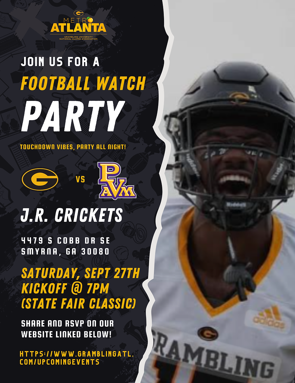 State Fair Classic Watch Party: Grambling vs Prairie View A&M