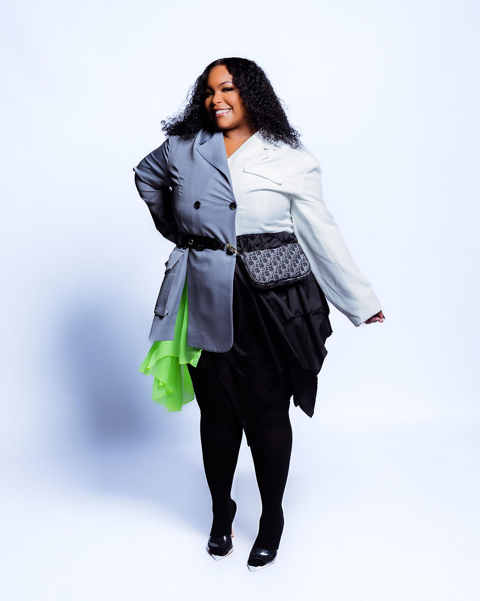 Thumbnail: ColorBlock Blazer Dress