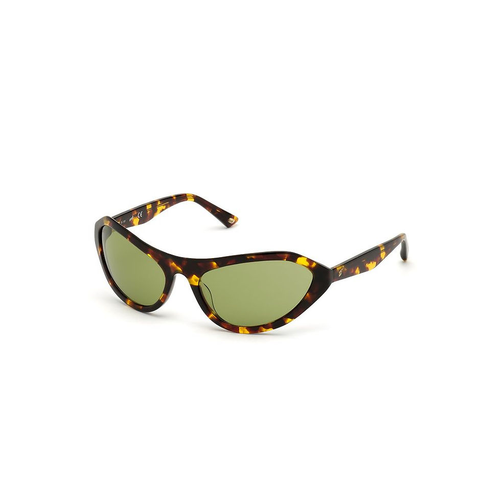 Thumbnail: WEB EYEWEAR Brown Plastic Sunglasses
