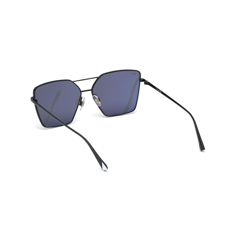 Thumbnail: WEB EYEWEAR Black Metal Sunglasses