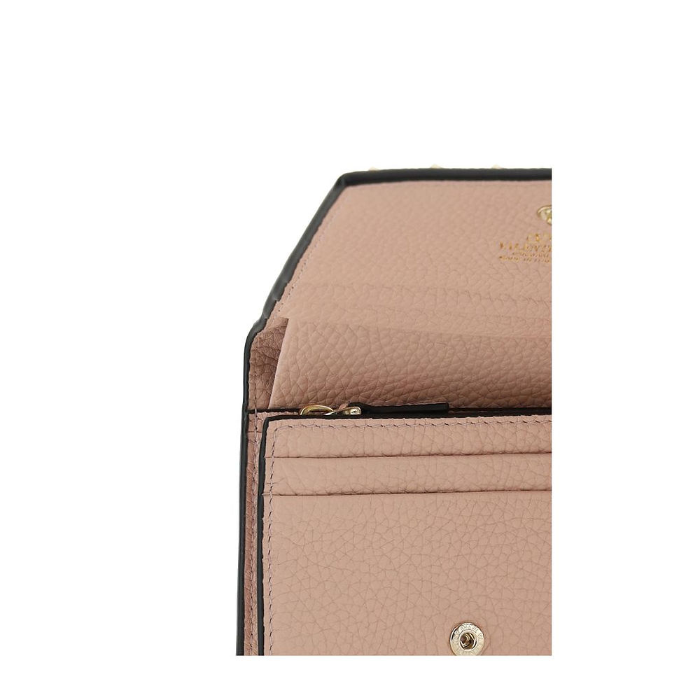 Thumbnail: Valentino Garavani Multicolor Calf Leather Bos Taurus Wallet