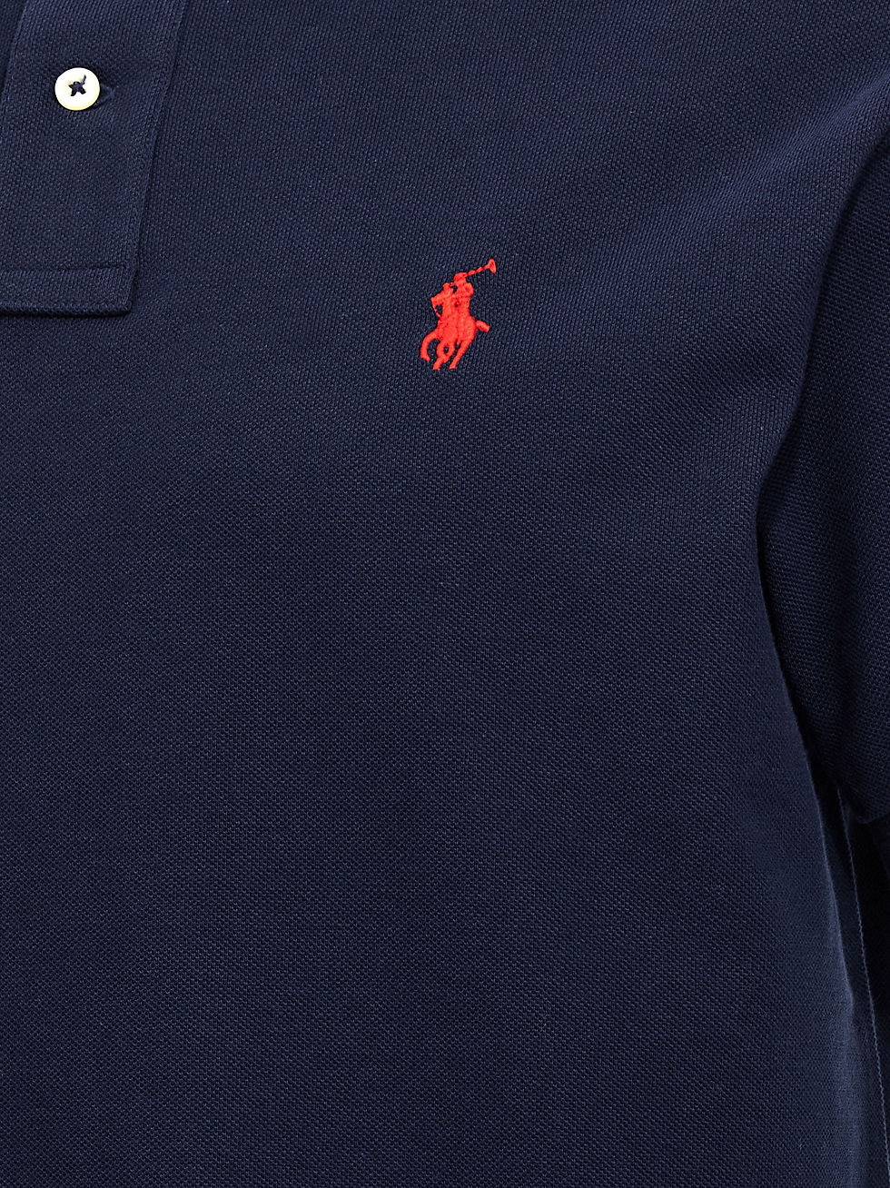 Thumbnail: Polo Ralph Lauren Blue Cotton Polo Shirt