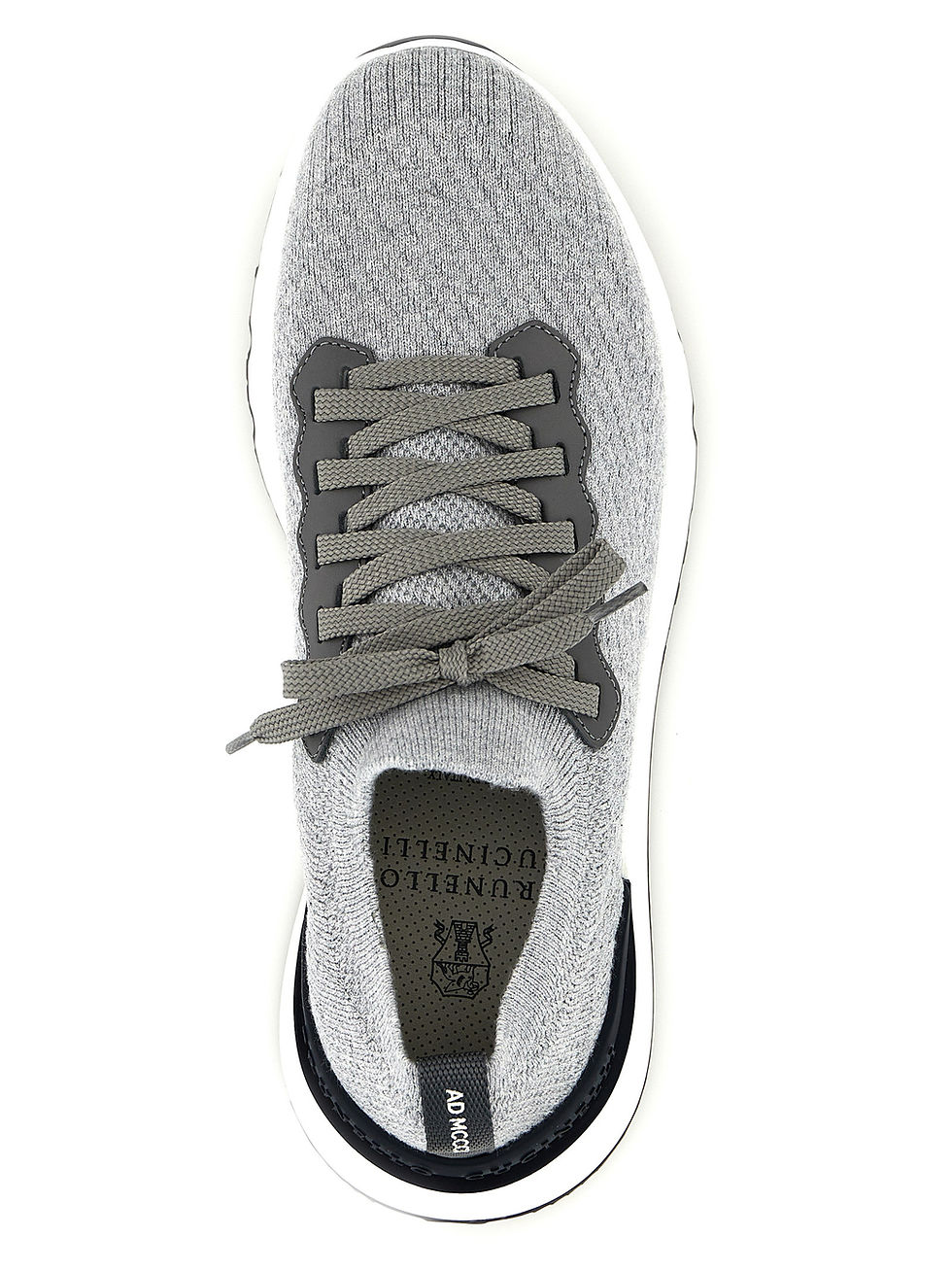 Thumbnail: Brunello Cucinelli Gray Cotton Athletic Sneakers
