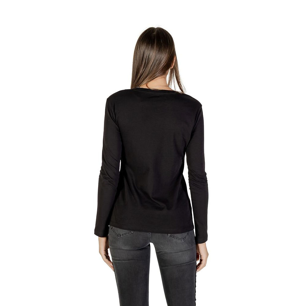 Thumbnail: Armani Exchange Bicolor Cotton Long Sleeve T-Shirt