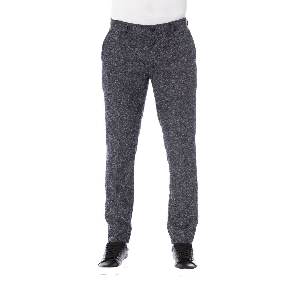 Trussardi Black Cotton Men Pant