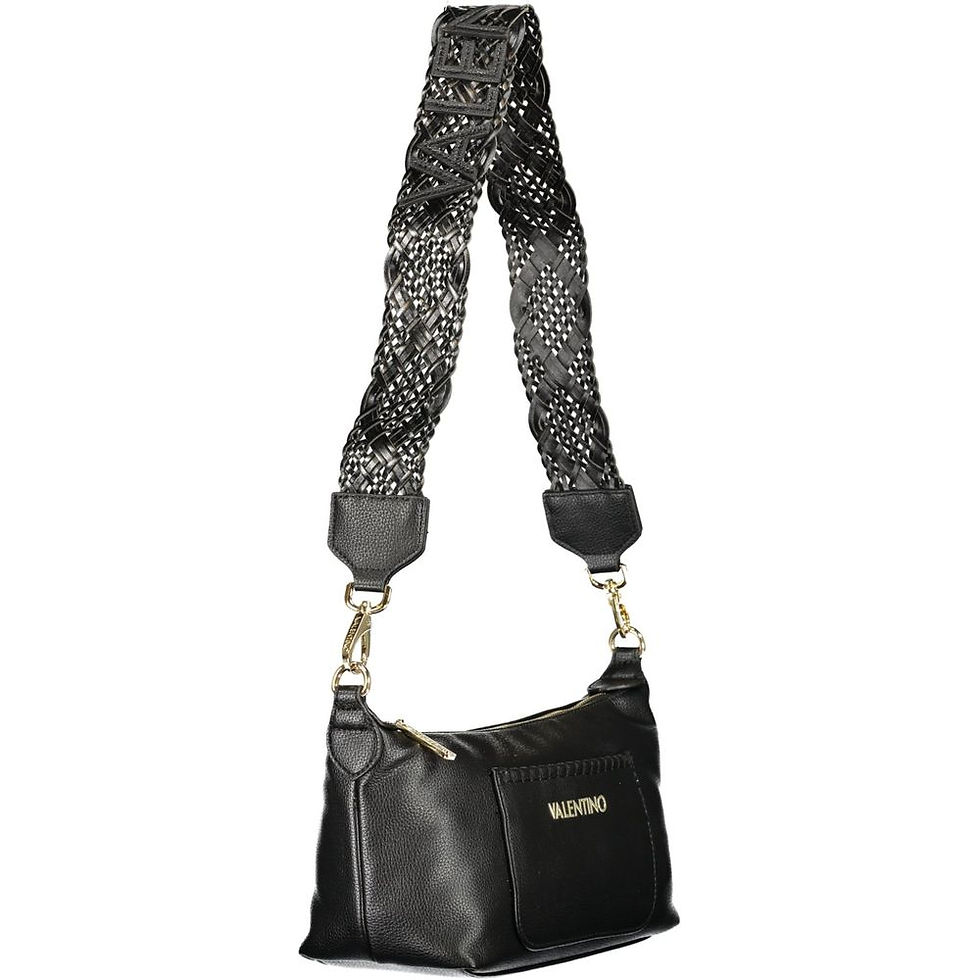 Thumbnail: Mario Valentino Nero Polyurethane Women's Bag with Adjustable Shoulder Strap