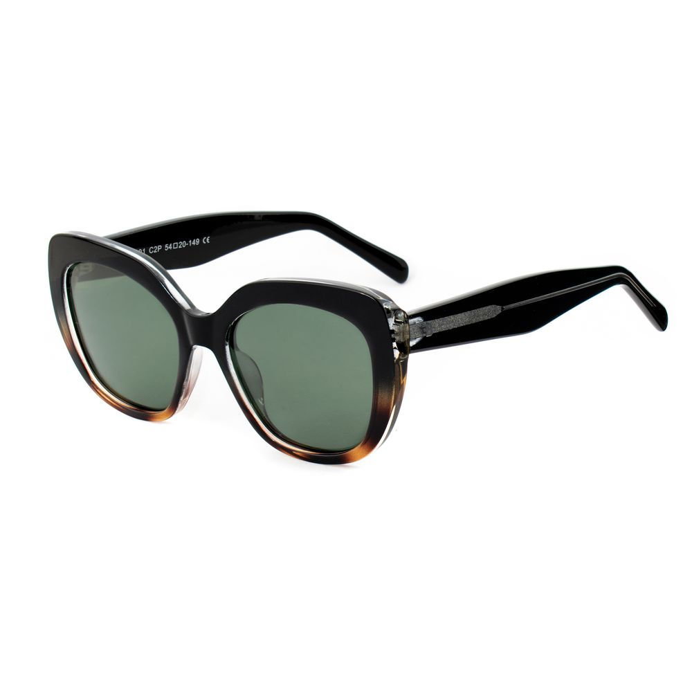 Bobroff Black Acetate Sunglasses