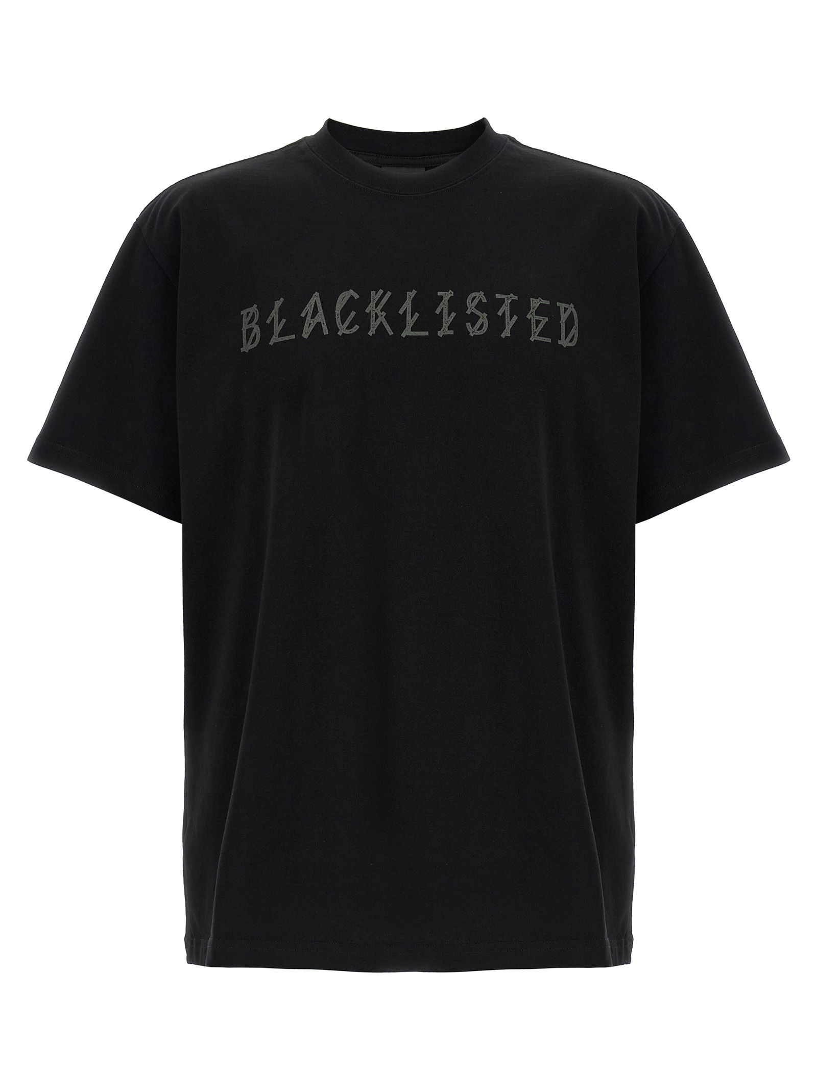 44 Label Group Black Cotton T-Shirt