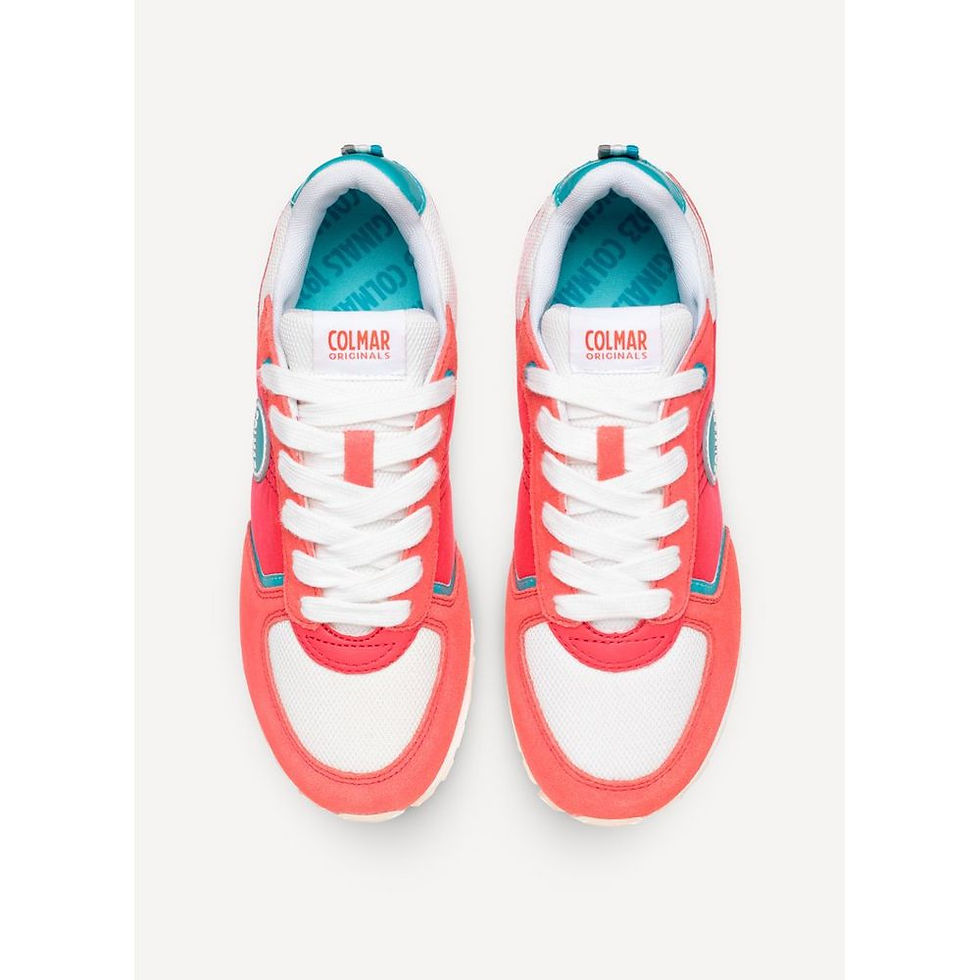 Thumbnail: Colmar Multicolor Leather Low Top Sneakers