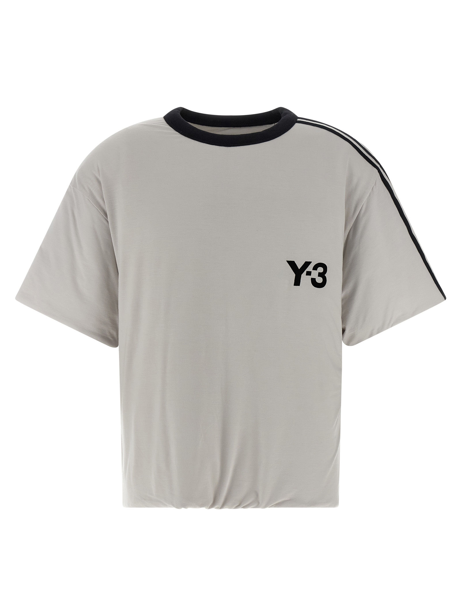 Y-3 Gray Lyocell T-Shirt