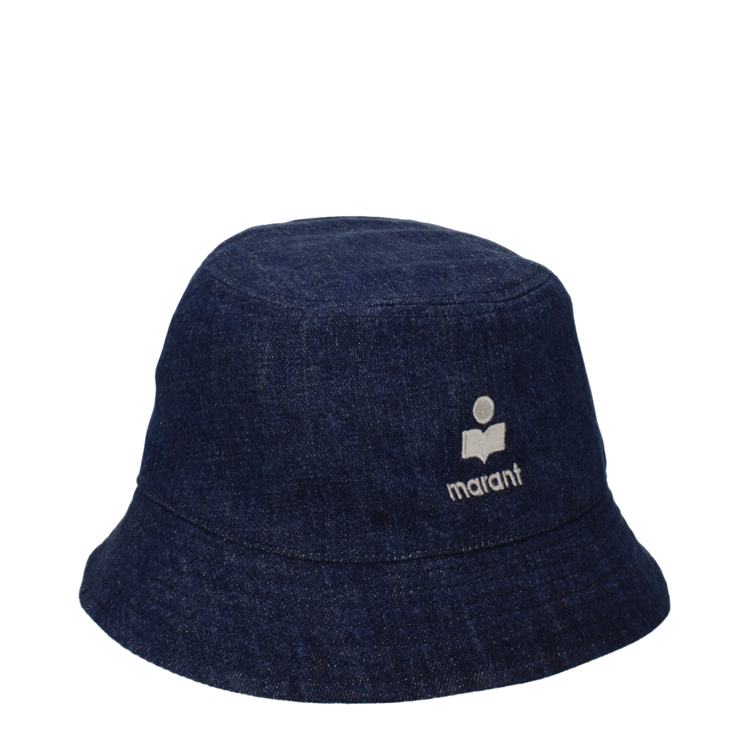 Isabel Marant Blue Cotton Bucket Hat