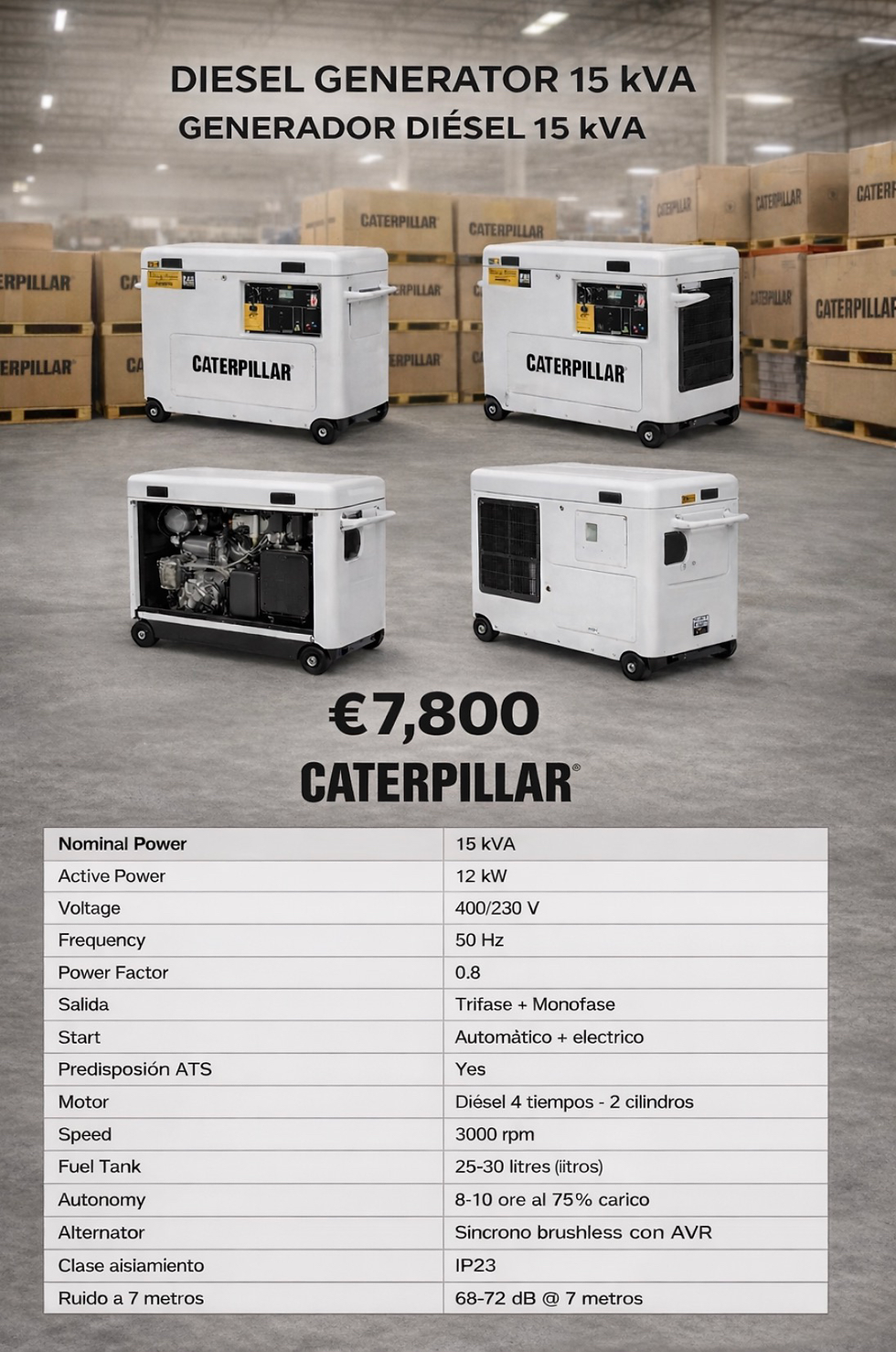 Miniatura: Diesel GENERATOR 15 KWA