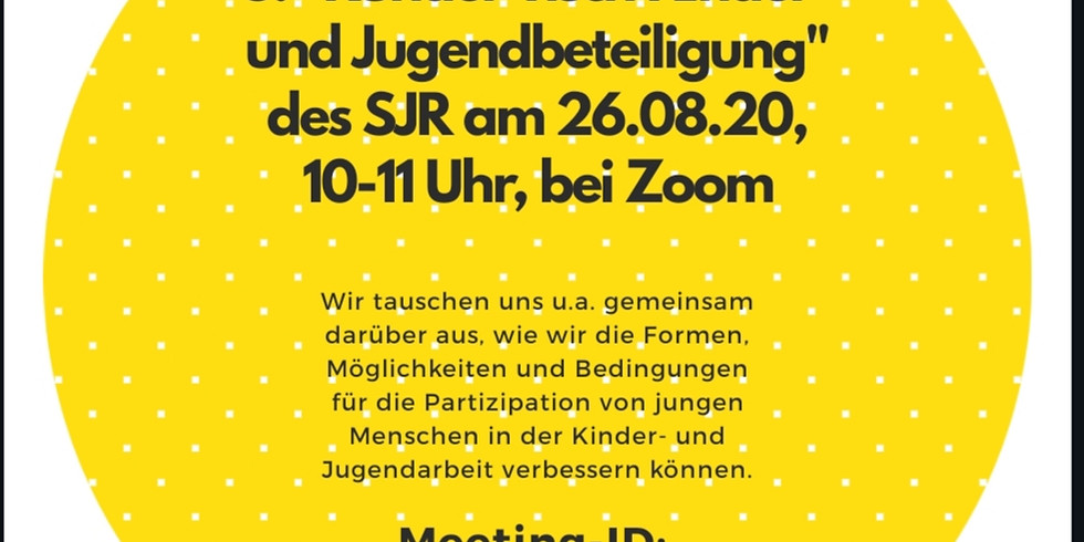3. "Runde Tisch Kinder- und Jugendbeteiligung"
