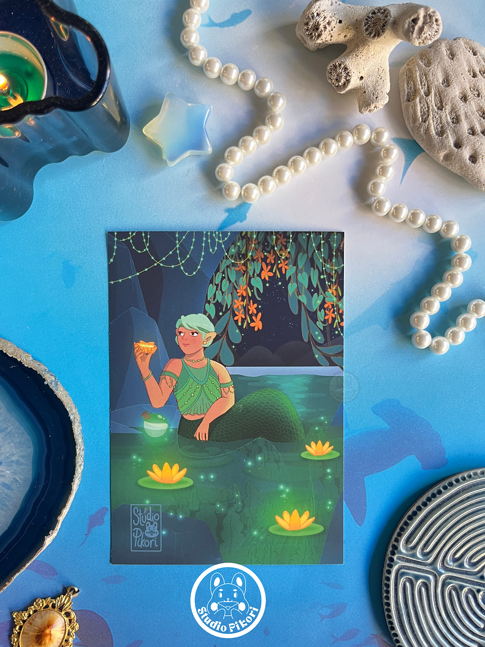 Thumbnail: Seafoam Dreams - Mini Art Print Trio