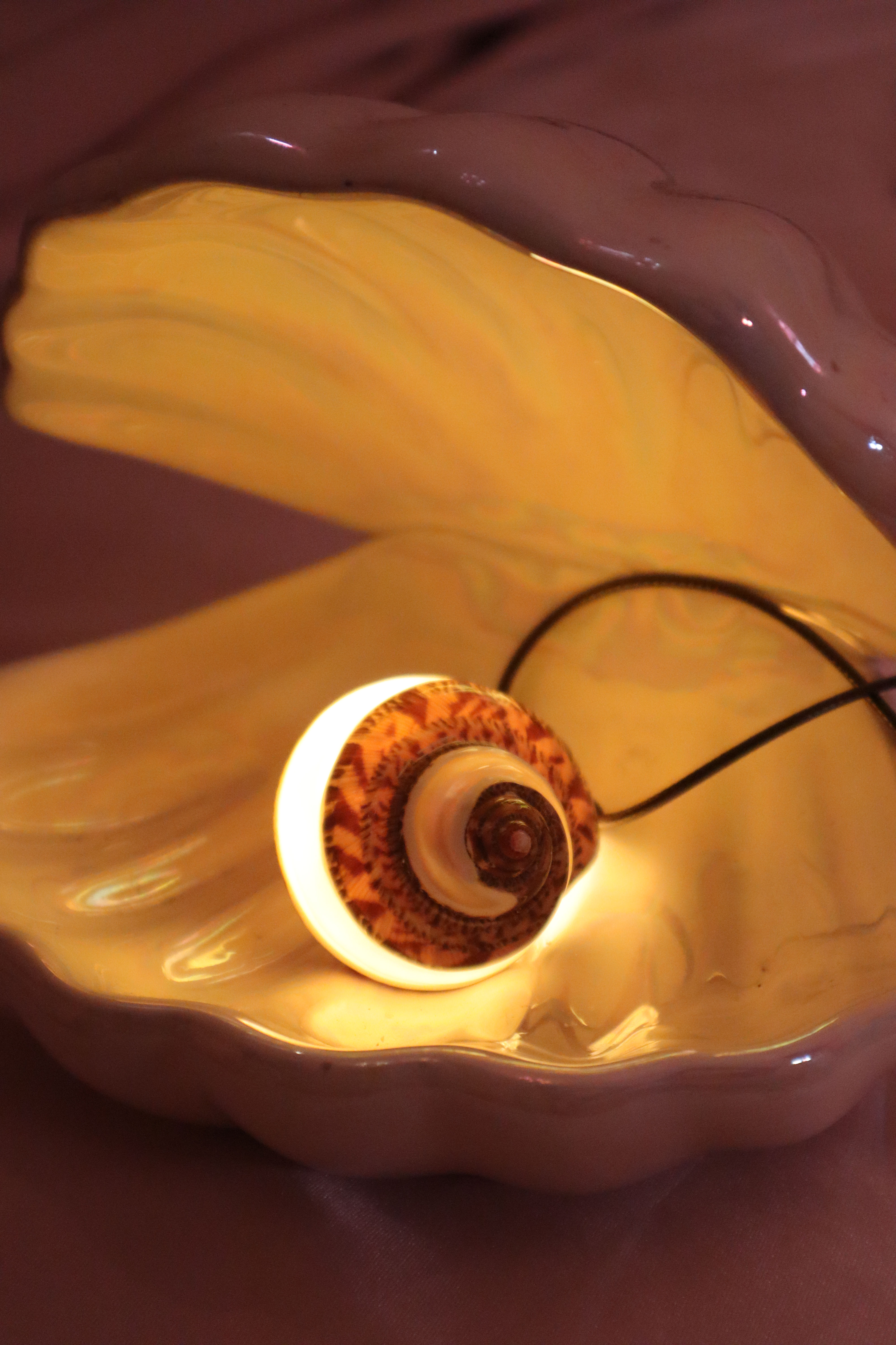 Dark glowing Vanessa’s necklace