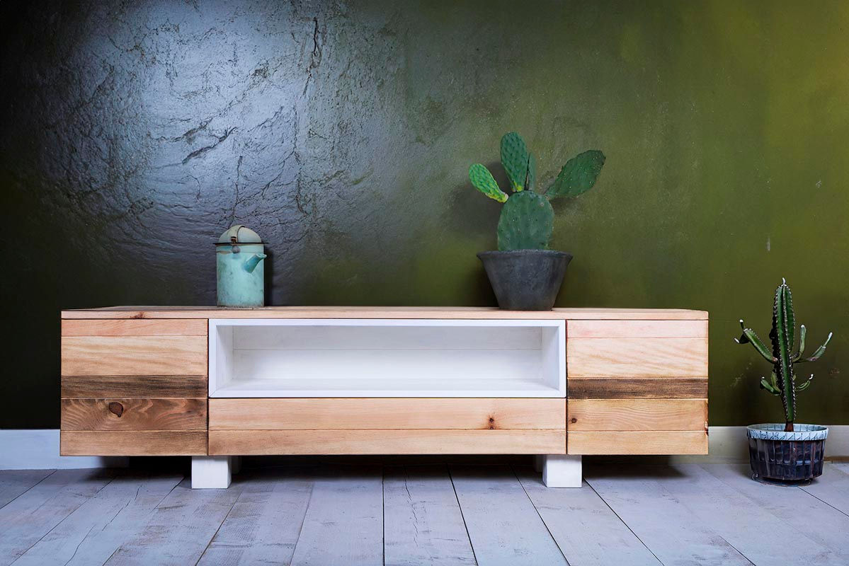 VanFraai - Sideboard Julia aus Bauholz - modernes skandinavisches Design - Berlin Hamburg München Deutschland, nach Maß