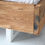Miniaturbild: Bett aus Altholz, Massivholzbett rustikal, Eichenbett mit Metallfüßen, Unikat Bett Holz Metall, Bett rustikaler Stil