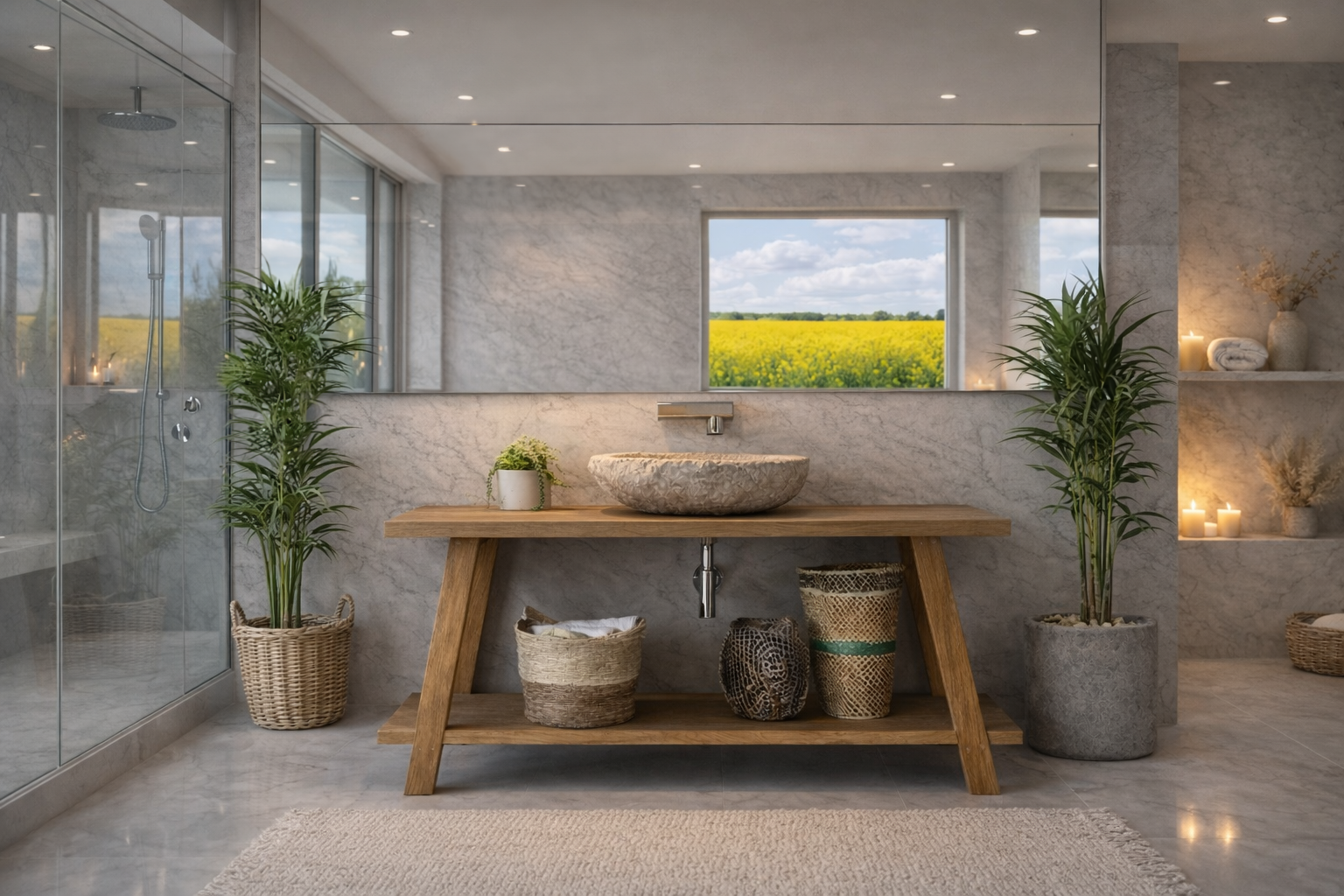 Vollholz Waschbeckenunterschrank nach Maß