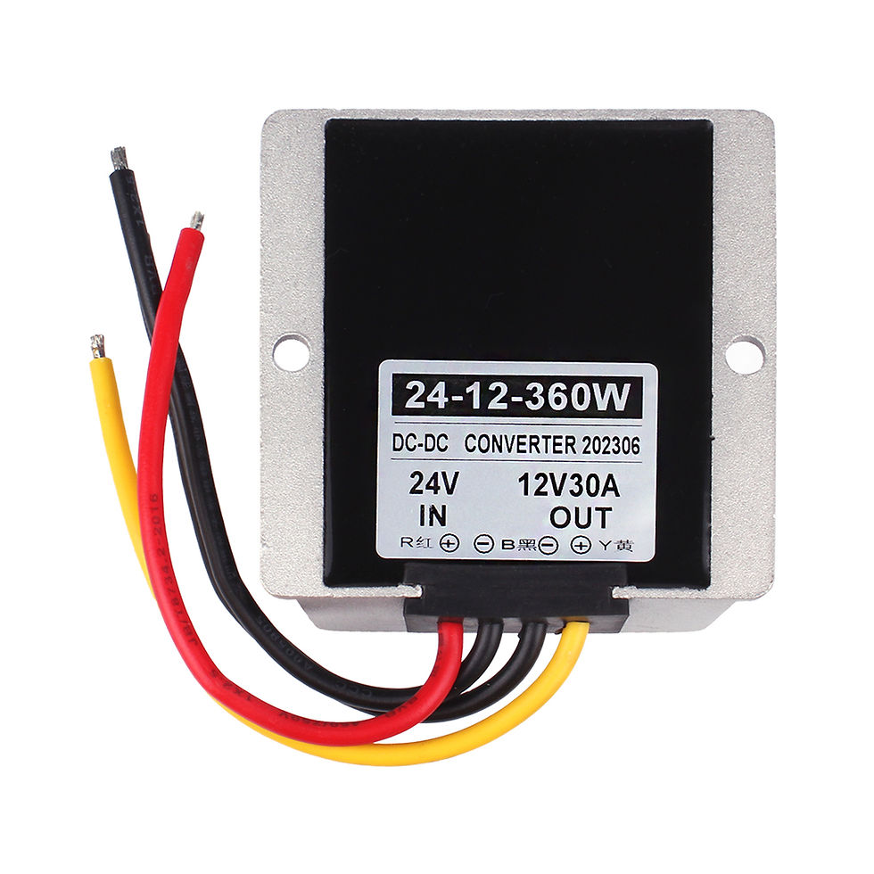 Miniatura: Convertidor de Voltaje Impermeable 24v a 12v 30a