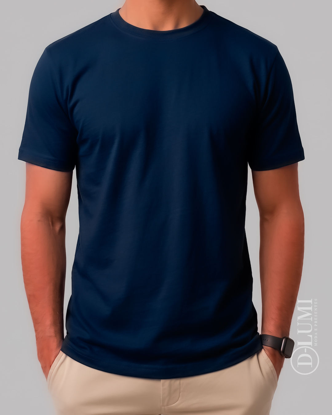 Camiseta Básica Azul Marinho