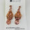 Thumbnail: Earrings Shiny Chunky Stone 2.5"