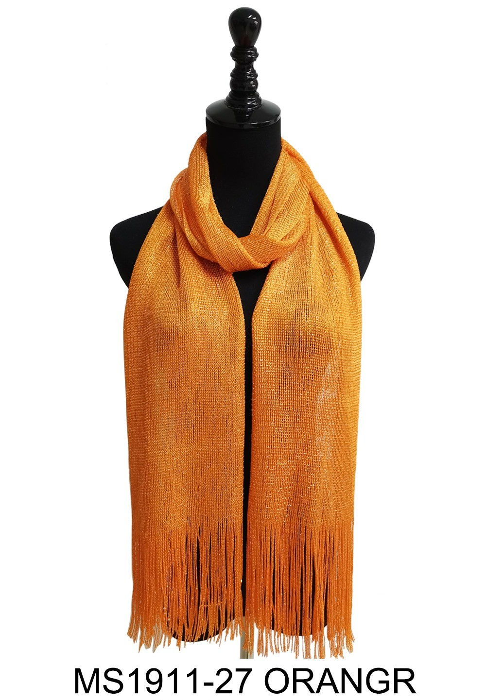 Mesh Scarf Orange