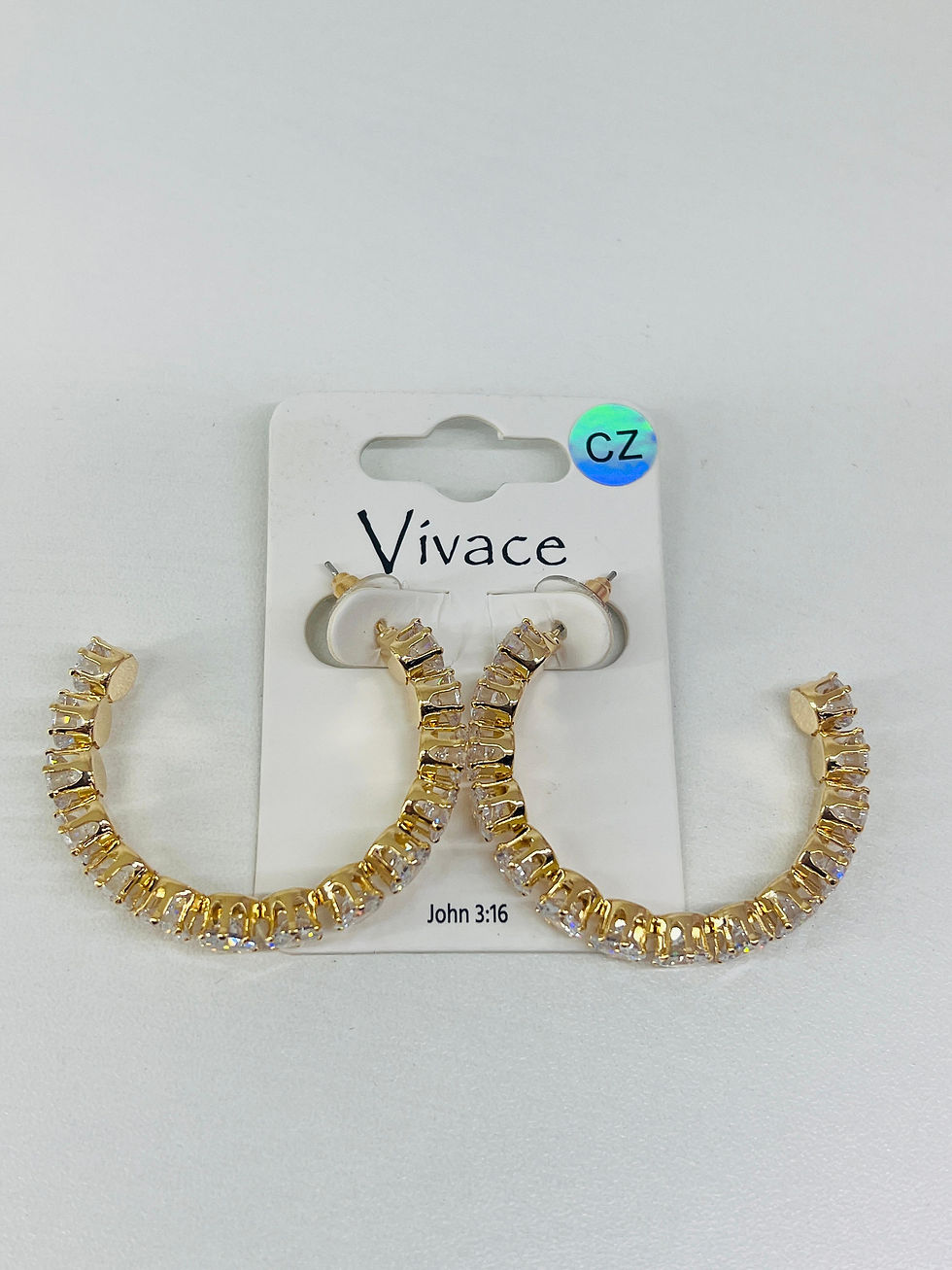 Thumbnail: Earring  Rhinestone 1.5"