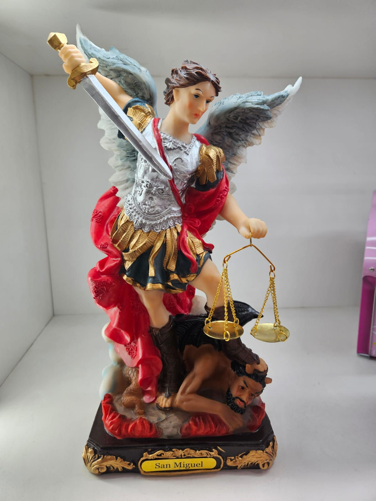 12" San Miguel Polyresin Blessing