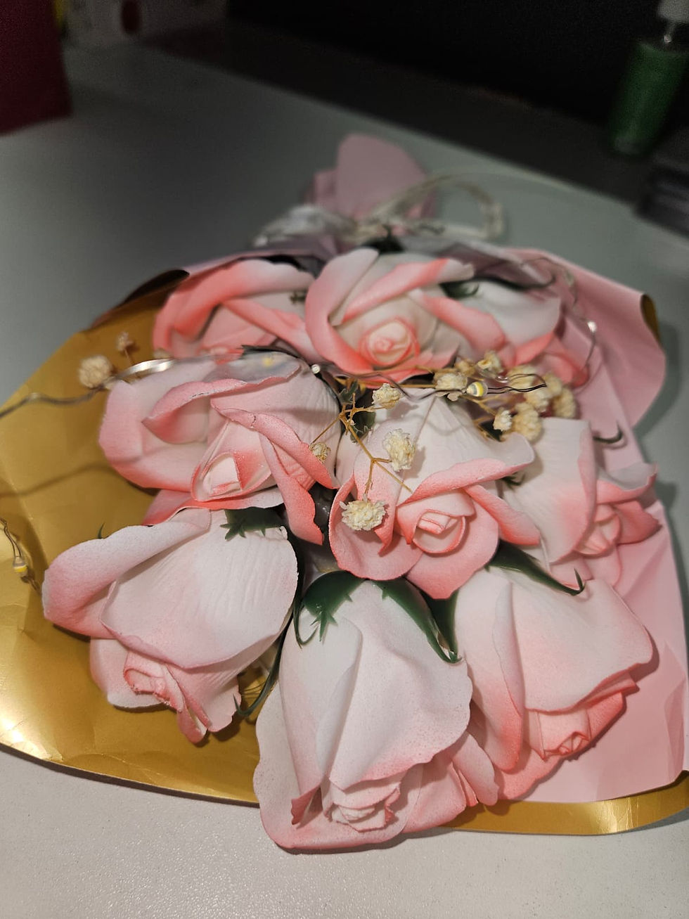 Thumbnail: Soap Bouquets with LED string lights PC