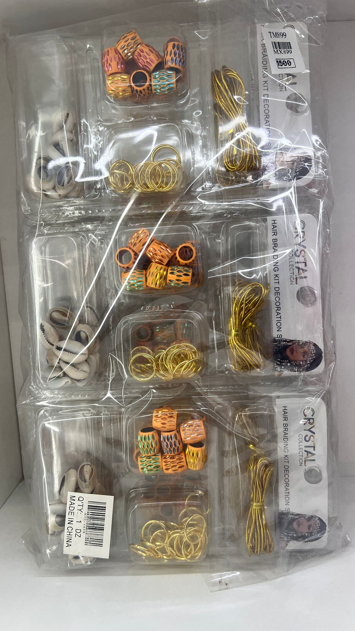 Braid Ornaments 12 pcs