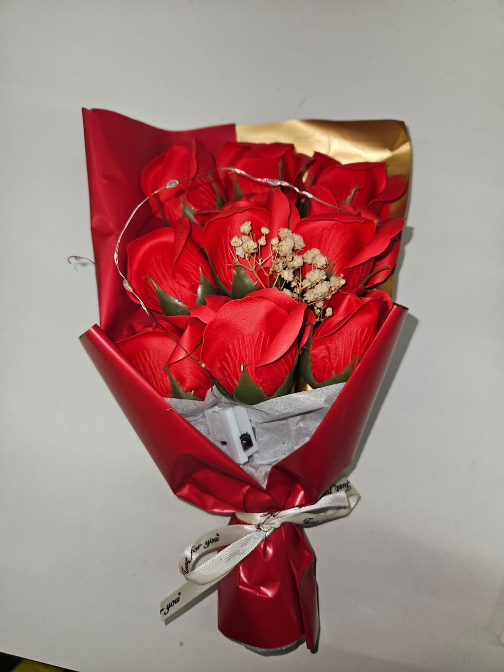 Thumbnail: Soap Bouquets with LED string lights PC