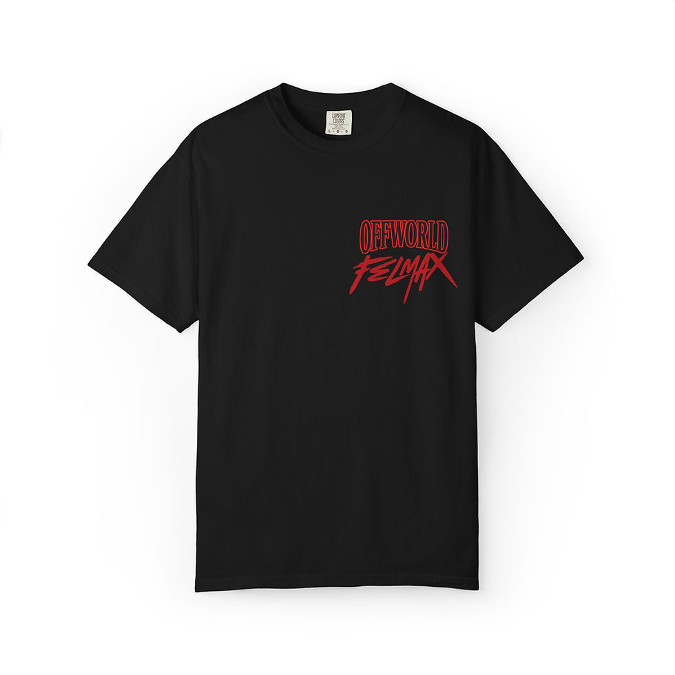 Off-World | Felmax B.C.C.D Graphic Tee | Limited Edition Felmax Dubstep EDM Gear