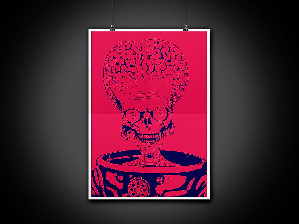 Thumbnail: Mars Attacks Print