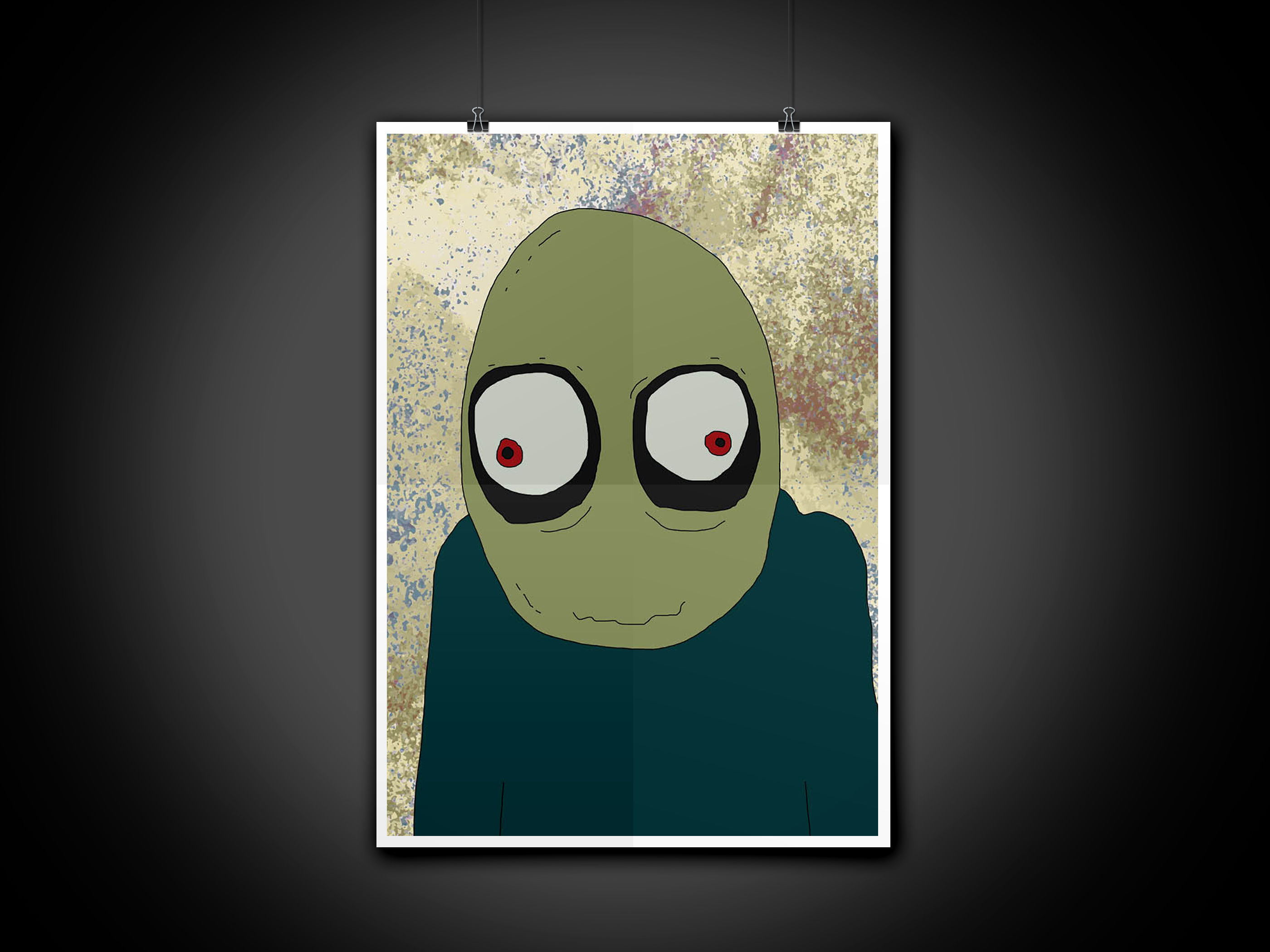 Salad Fingers Print