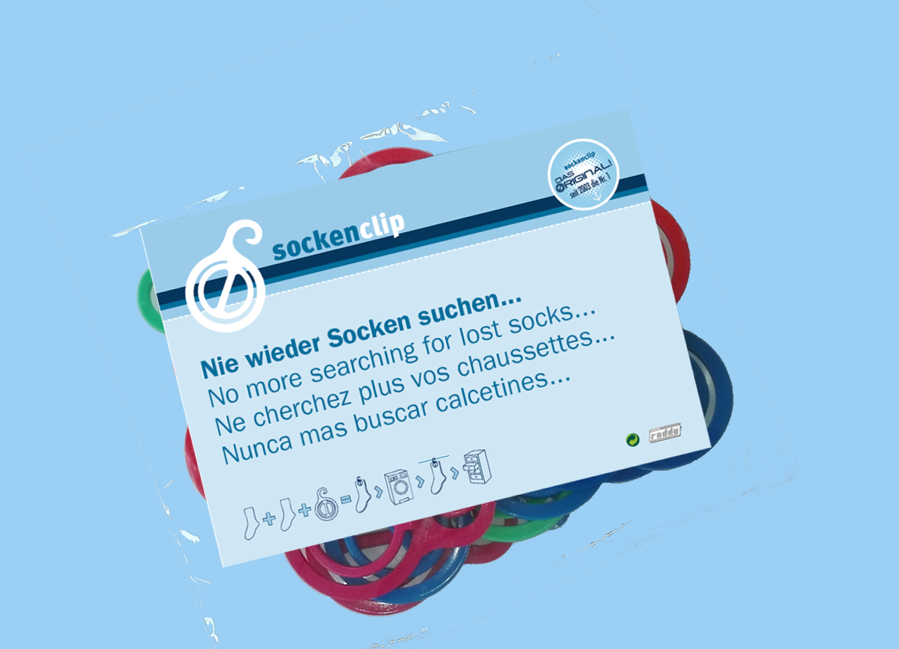 20-er Pack Sockenclips