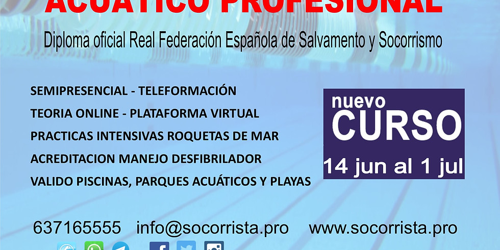 Curso Socorrista RFESS Semipresencial #RoquetasdeMar