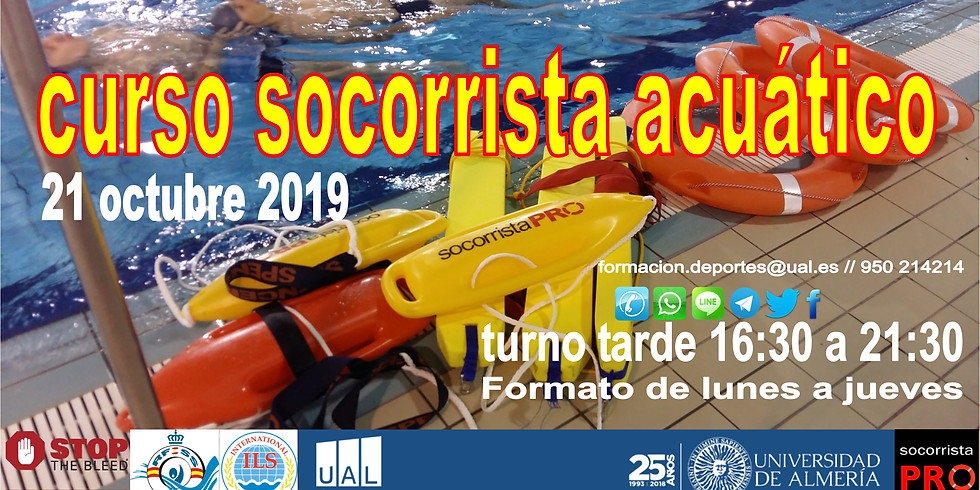 Curso Socorrista Acuático RFESS en UAL Deportes