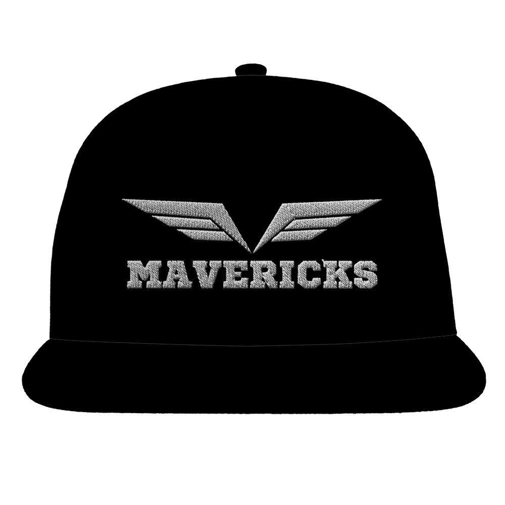 Original Black Flat Peak Snapback | Limited Edition: 独狼 Maverick