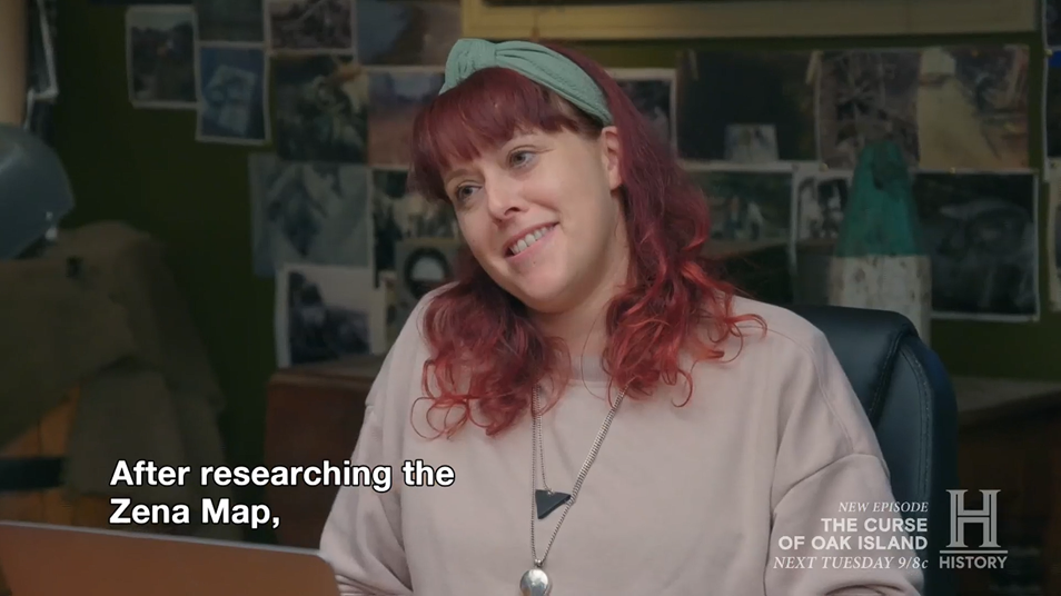 Charlotte Wheatley - The Curse of Oak island – The History Channel