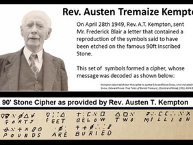 “THE MYSTERY OF THE 90 FOOT STONE”, PART THREE