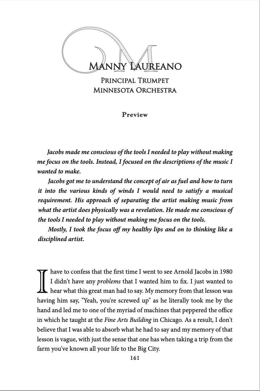 Thumbnail: Arnold Jacobs: His Artistic and Pedagogical Legacies in the 21st Century