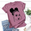 Thumbnail: African Girl Print T-Shirt Women Short Sleeve O 