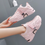 Thumbnail: Women 2021 Autumn Winter Female Sneakers Lace-up Casual Basketball Shoes Mesh 