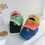 Thumbnail: Baby Baseball Hat Cotton Adjustable Alphabet Smiley Sun Protection Boy Girl Four