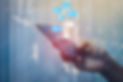 Person using a social media marketing co