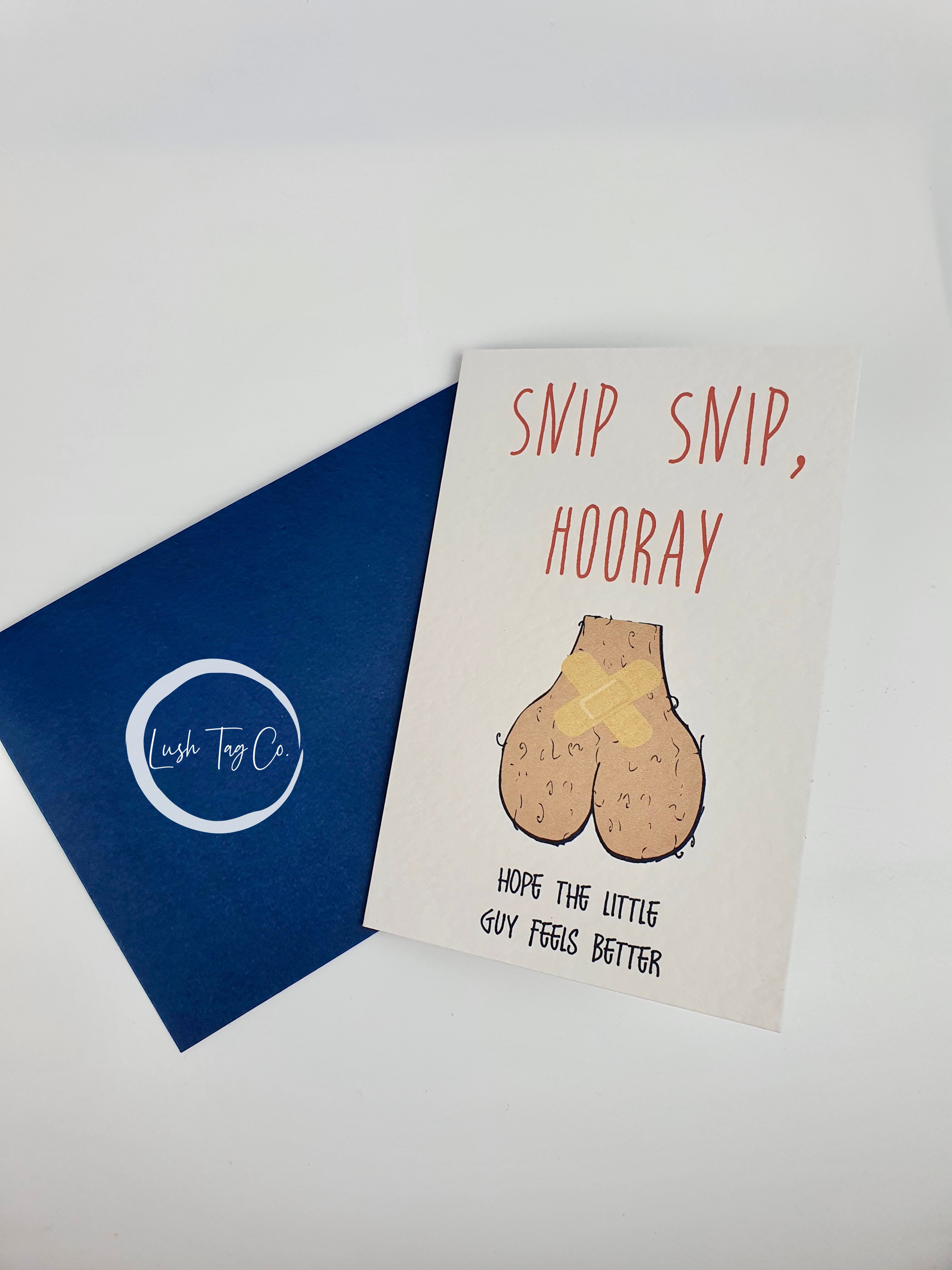 Snip Snip Hooray Card